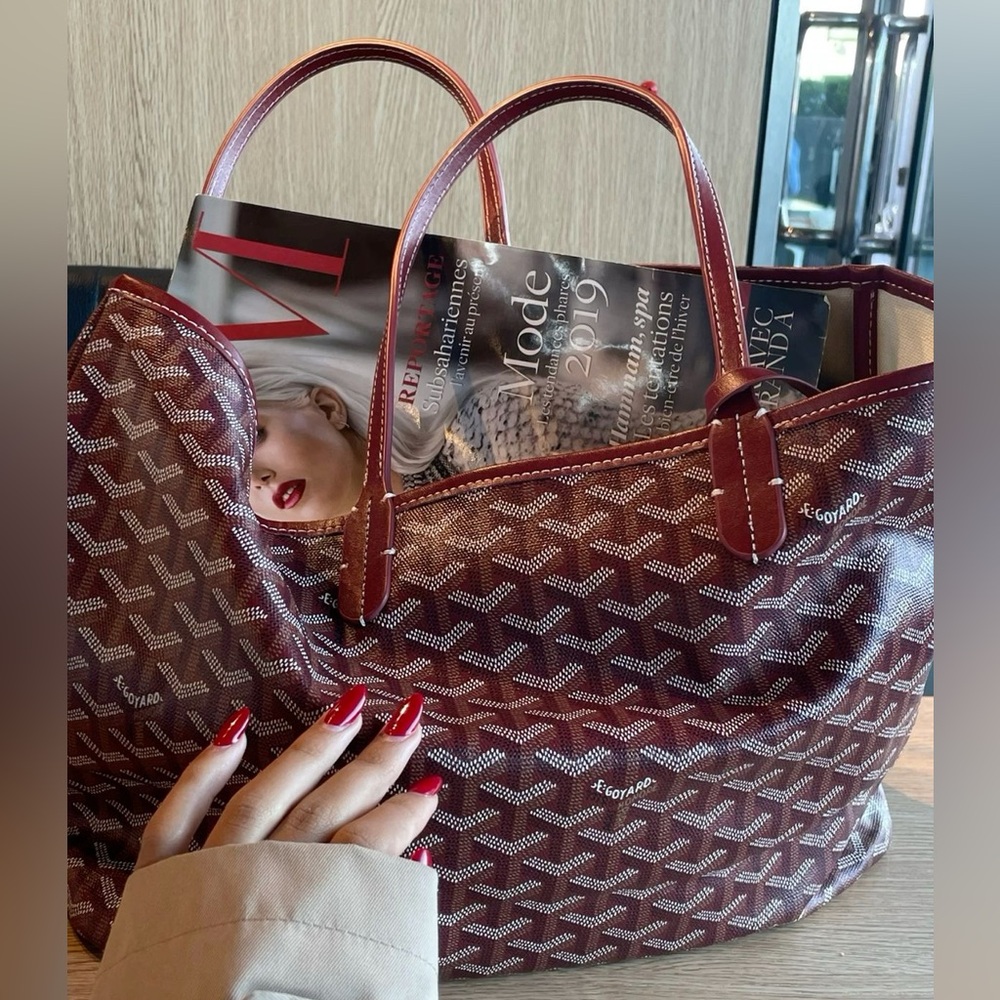 NWT Goyard Saint Louis PM Tote - Burgundy